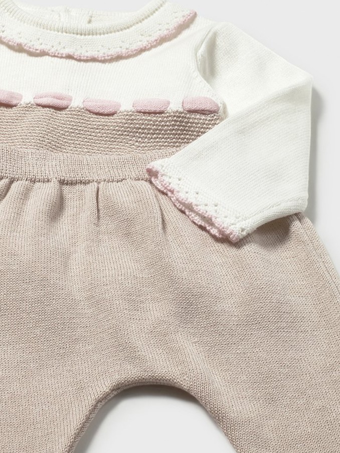 Set Baby Girl Beige Mayoral