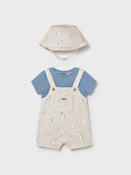 Conjunto 2 Pe�as Mayoral Menino  Fato Beb� E Gorro