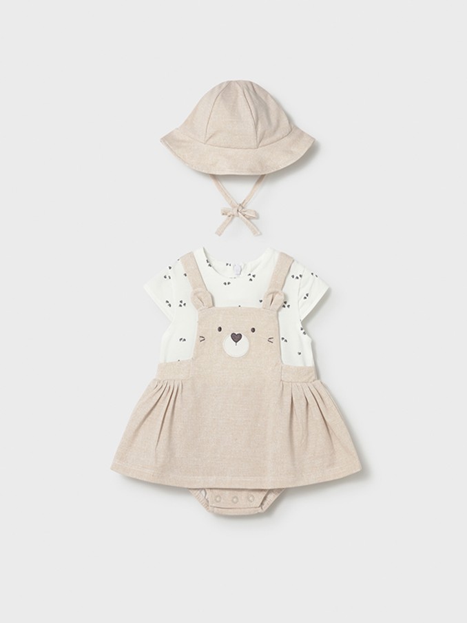 Set Baby Girl Beige Mayoral
