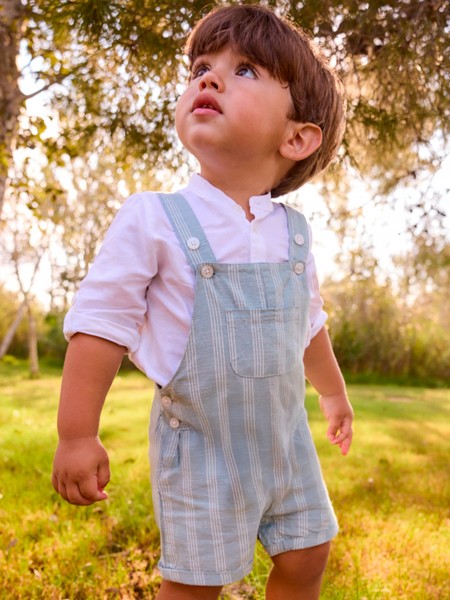 Macac�o Mayoral Menino Macac�o de Peito Linho Riscas