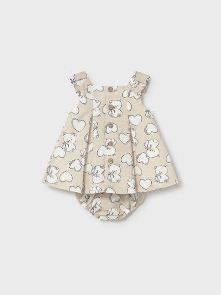 Vestido Mayoral Menina Vestido  Linho  Estampado