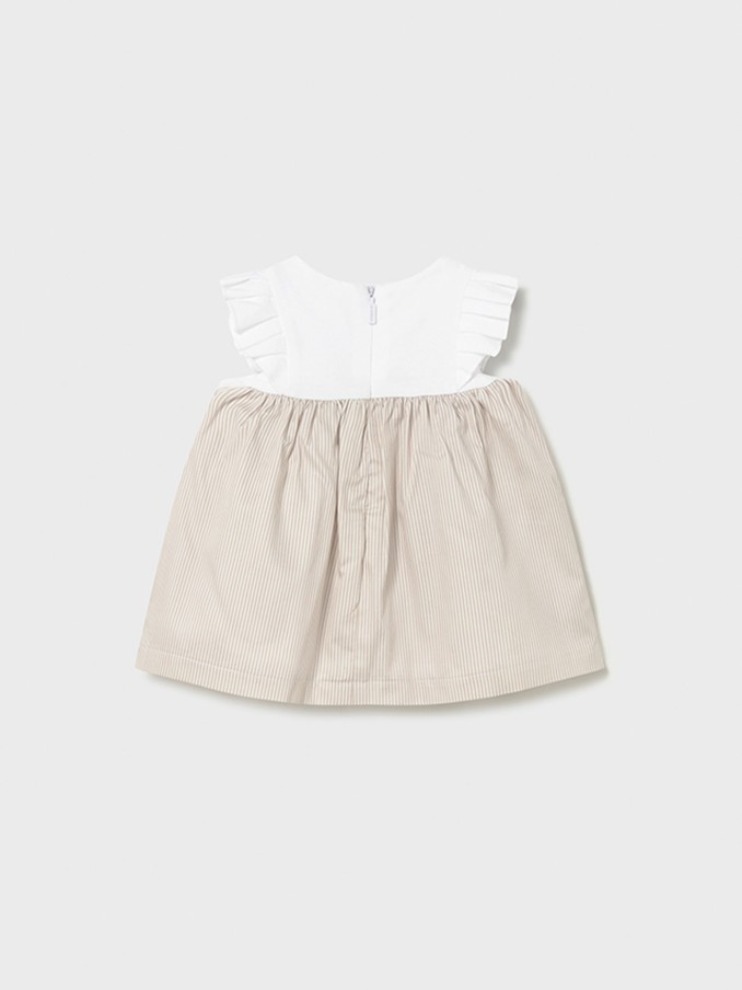 Dress Baby Girl Beige Mayoral