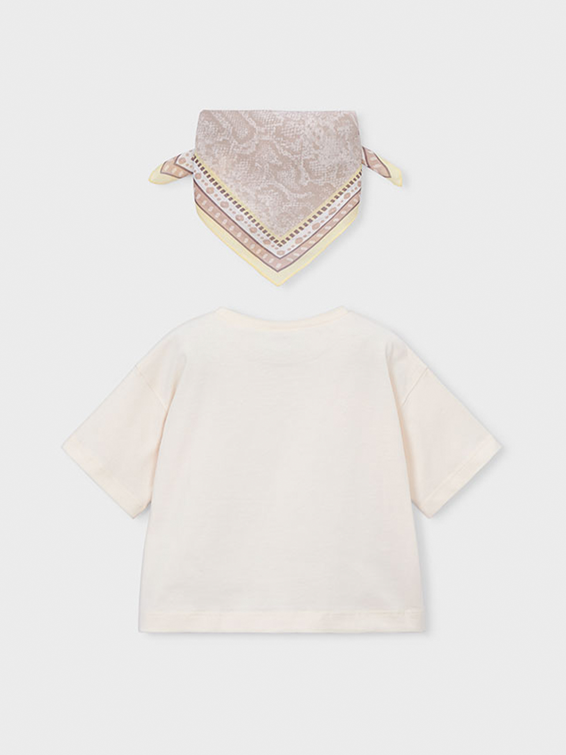 T-Shirt Girl Cream Mayoral