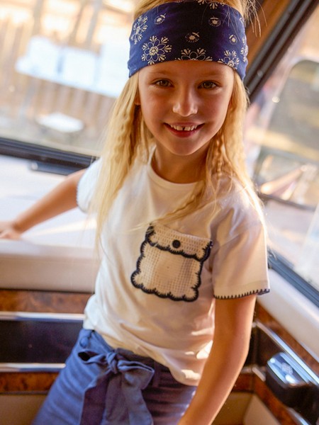 T-Shirt Mayoral Menina  Camiseta Aplica��es