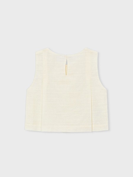 Blusa Ni�a Blanco Mayoral
