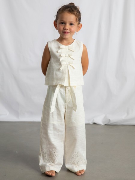 Blusa Ni�a Blanco Mayoral