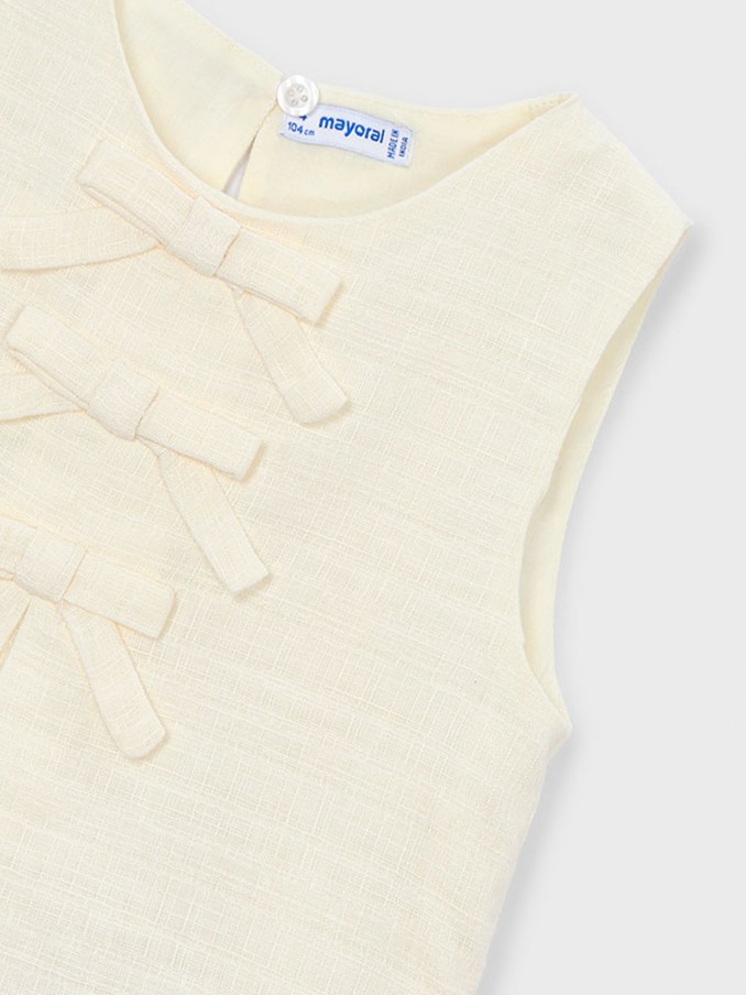 Blusa Ni�a Blanco Mayoral
