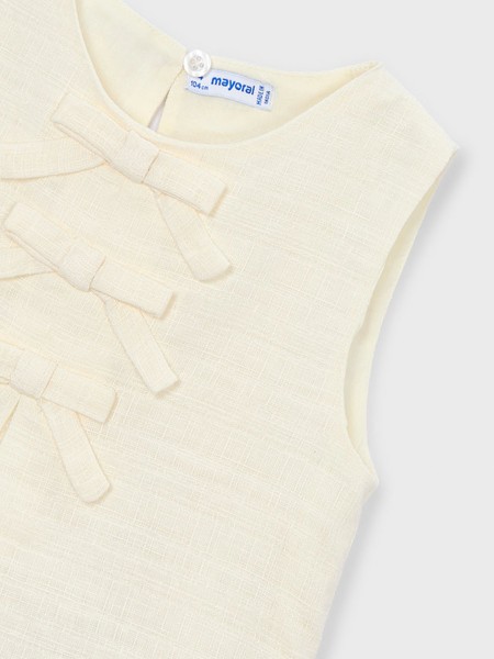Blusa Ni�a Blanco Mayoral