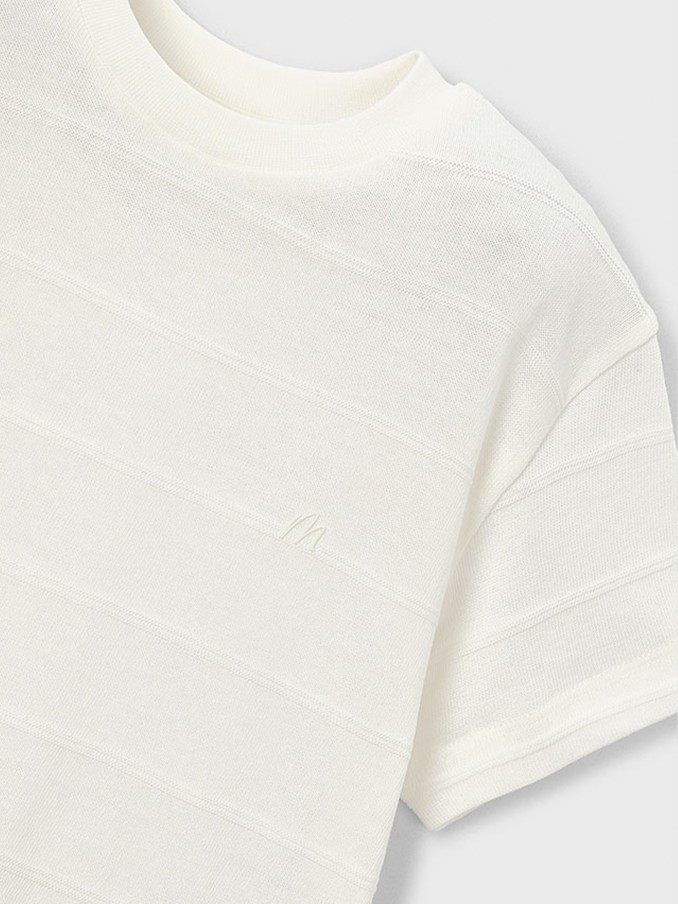 T-Shirt Boy White Mayoral