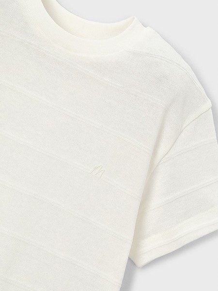 T-Shirt Boy White Mayoral