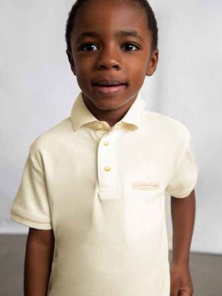 Polo Shirt Boy White Mayoral