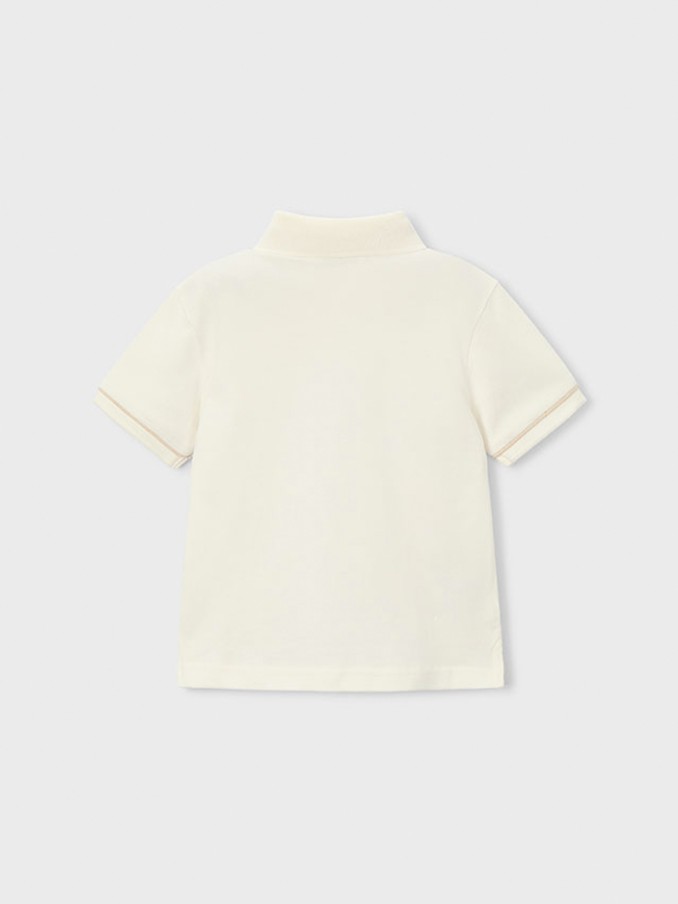 Polo Shirt Boy White Mayoral