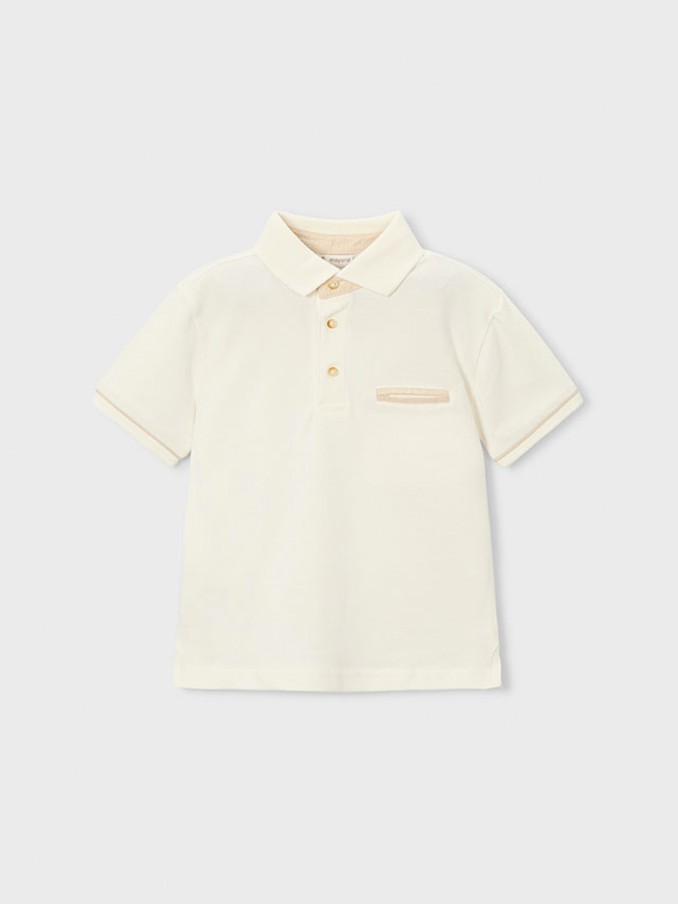 Polo Shirt Boy White Mayoral