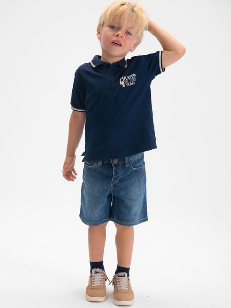 Polo Shirt Boy Navy Blue Mayoral