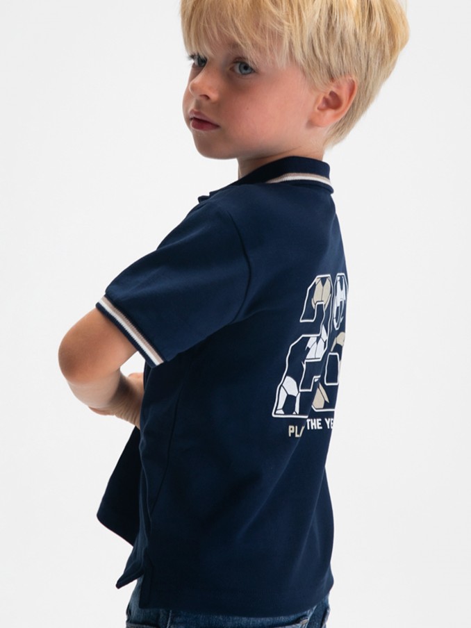 Polo Shirt Boy Navy Blue Mayoral