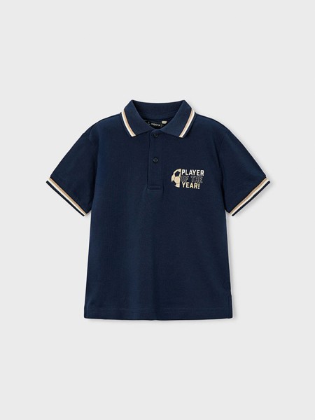 Polo Shirt Boy Navy Blue Mayoral