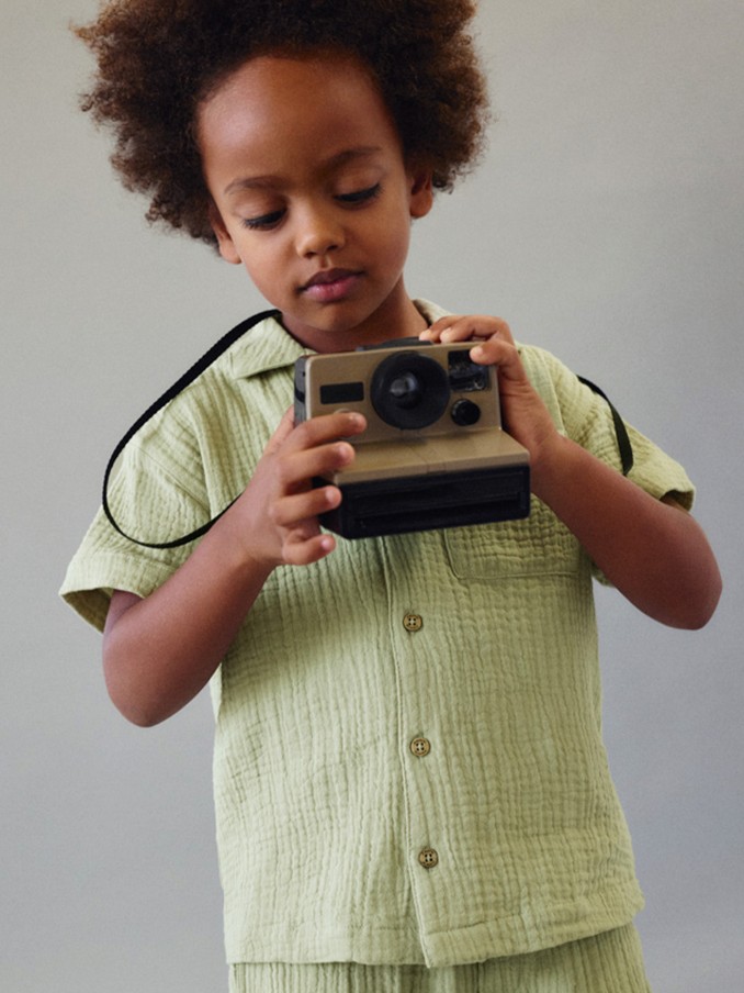 Shirt Boy Green Mayoral