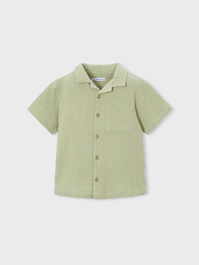 Shirt Boy Green Mayoral