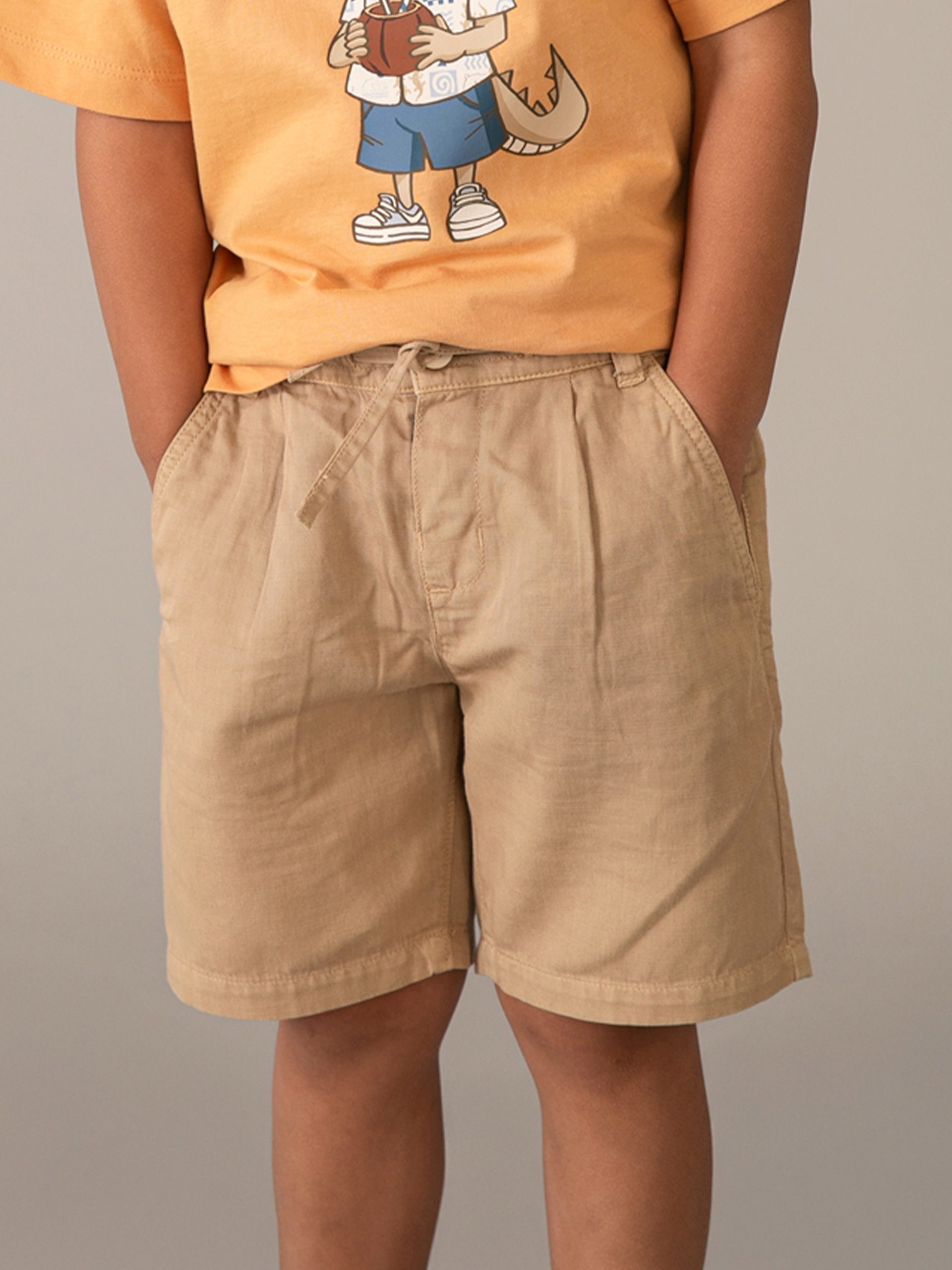 Pantalones Cortos Niño Beige Mayoral