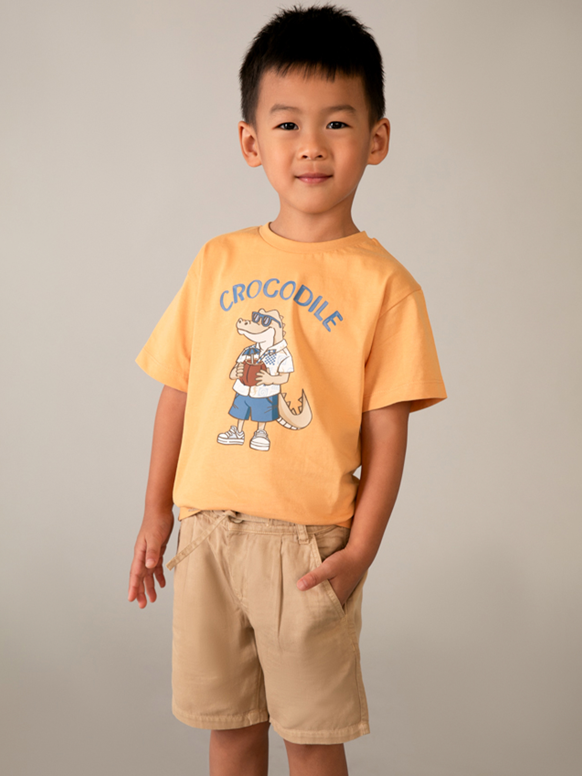 Pantalones Cortos Niño Beige Mayoral