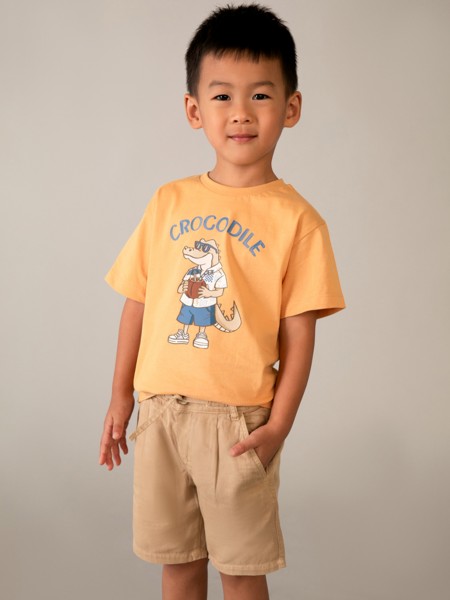 Cal��es Mayoral Menino Bermuda Linho Relaxed