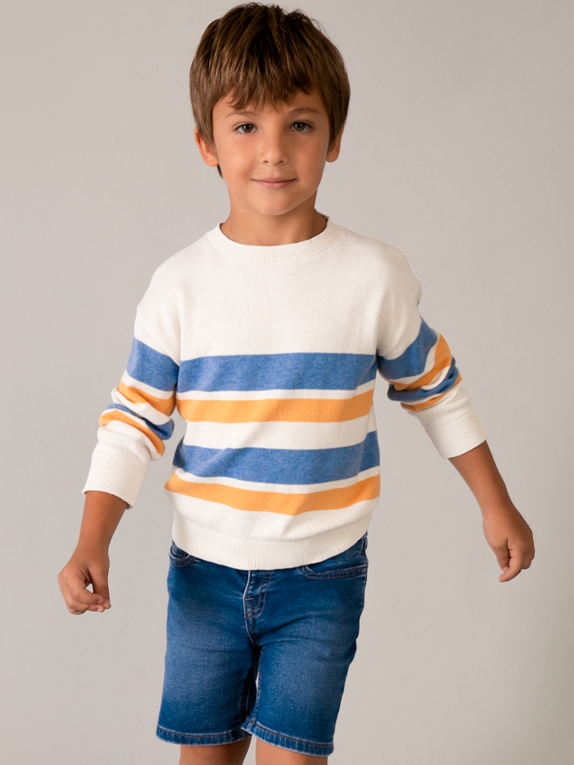 Pantalones Cortos Niño Jeans Oscuros Mayoral