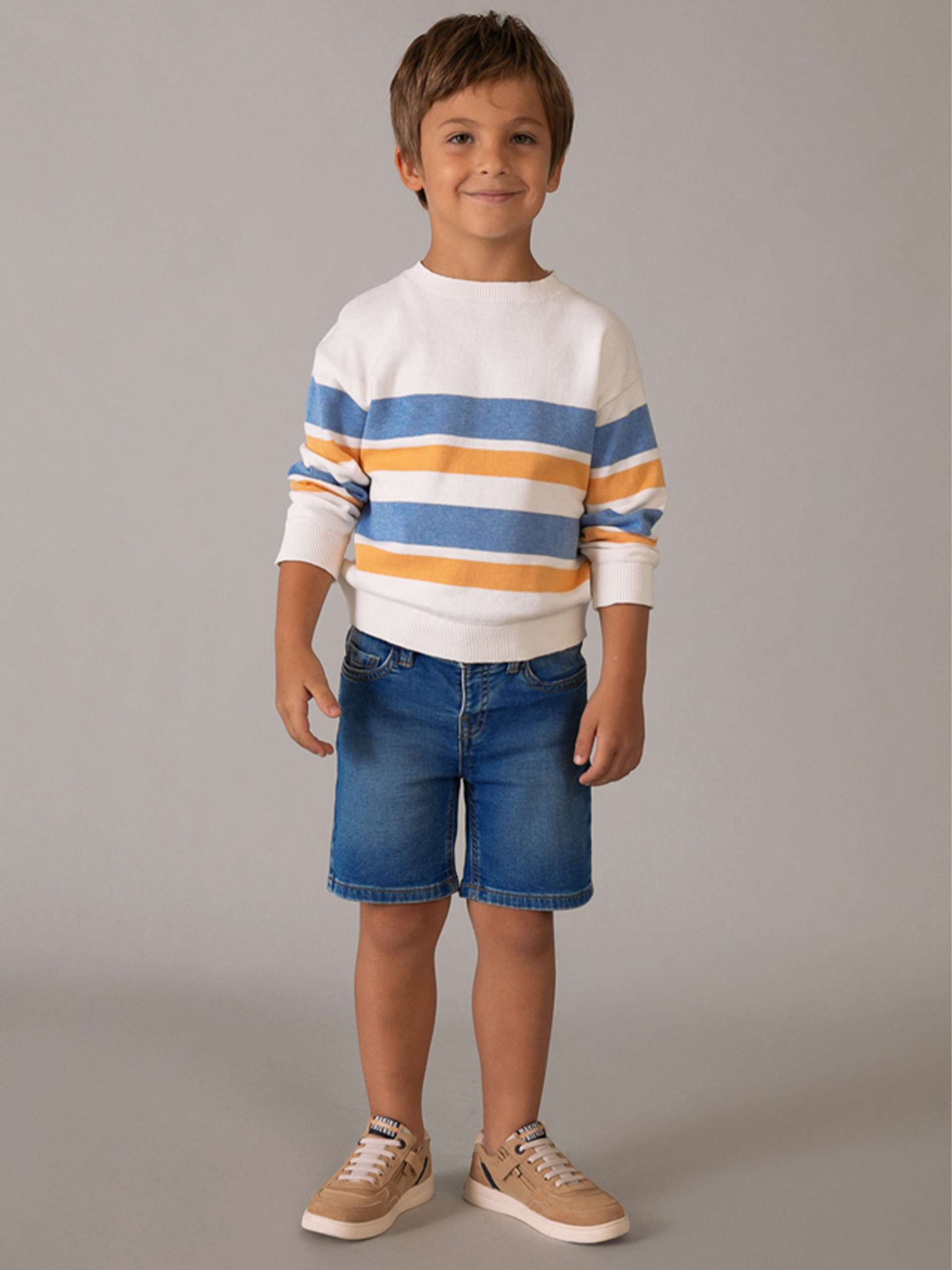 Pantalones Cortos Niño Jeans Oscuros Mayoral