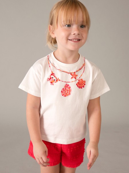 Conjunto 2 Pe�as Mayoral Menina  Conj. Short Fantasia