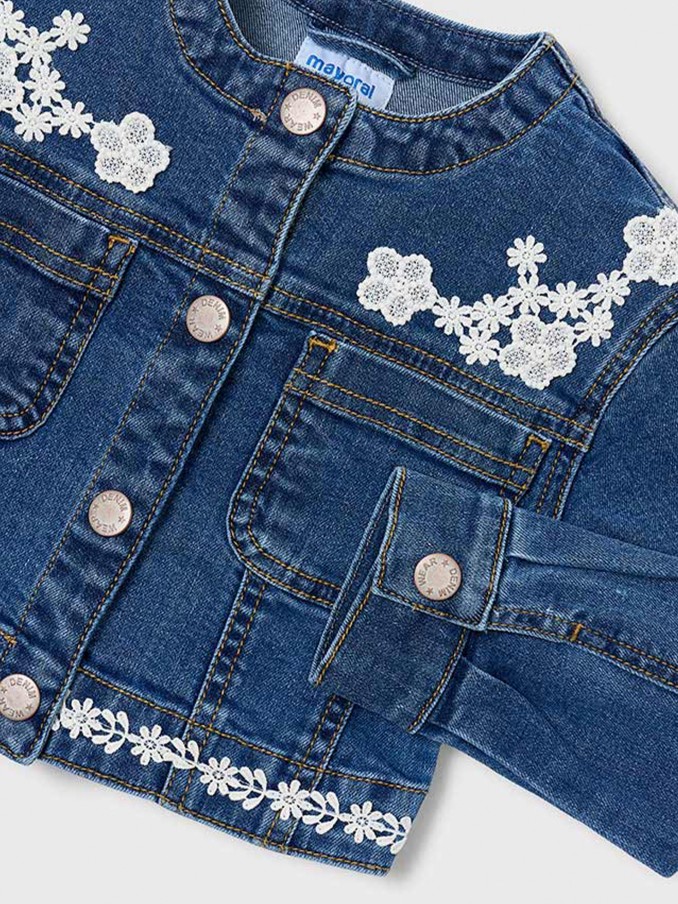 Jacket Girl Dark Jeans Mayoral