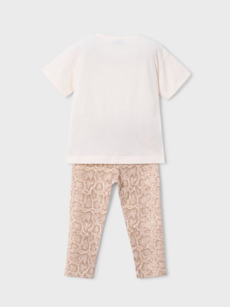 Conjunto 2 Pe�as Mayoral Menina  Conj. Leggings Estampadas