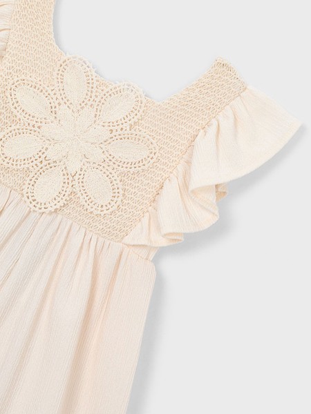 Overall Girl Cream Mayoral