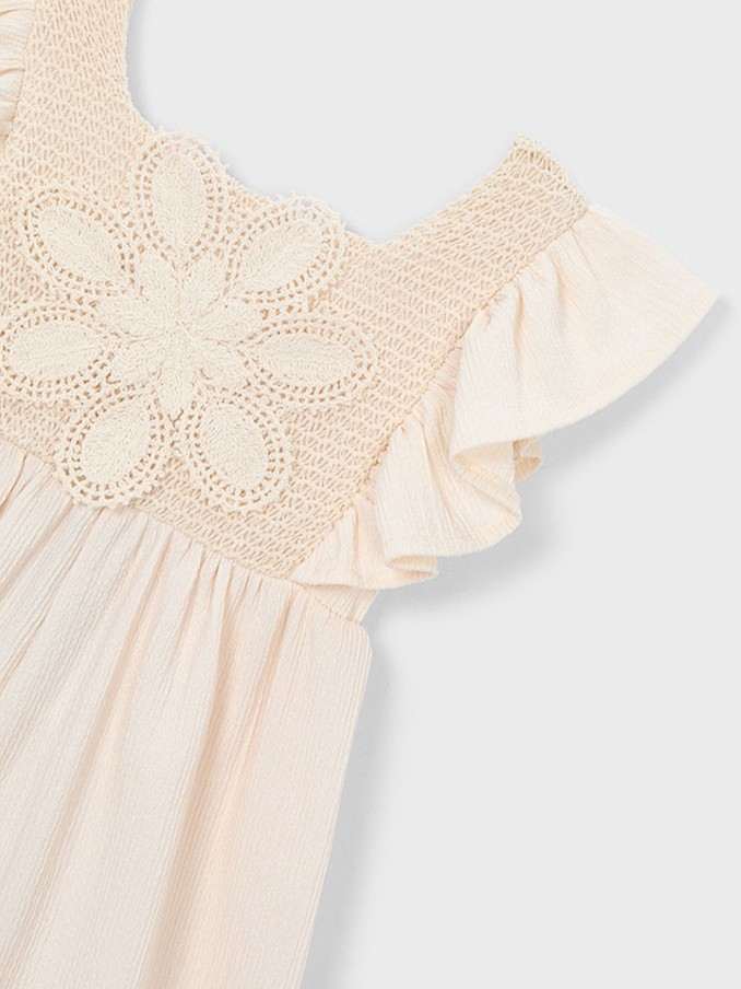 Overall Girl Cream Mayoral