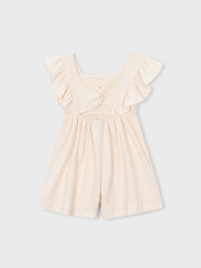 Overall Girl Cream Mayoral