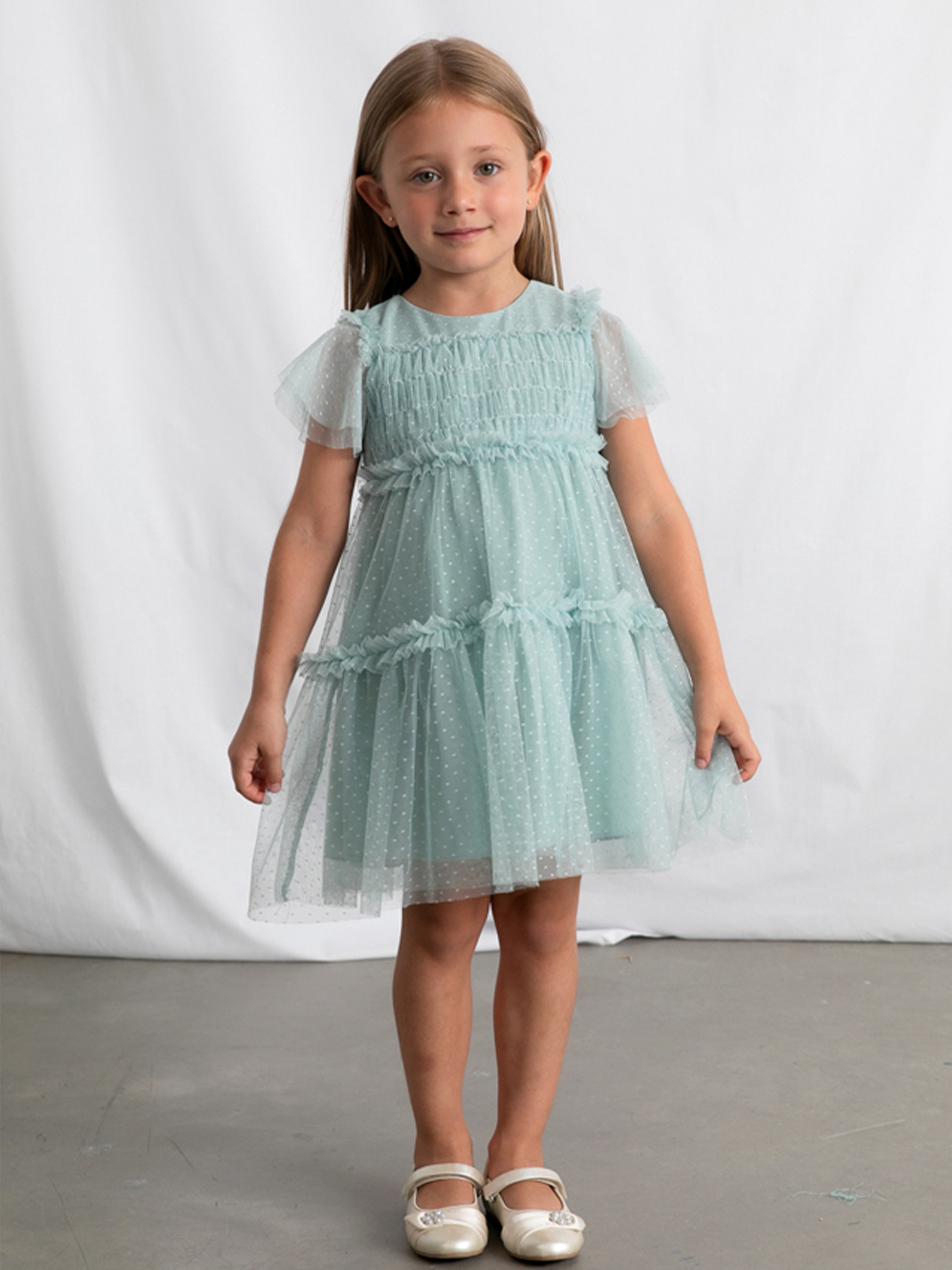 Vestido Niña Azul Mayoral