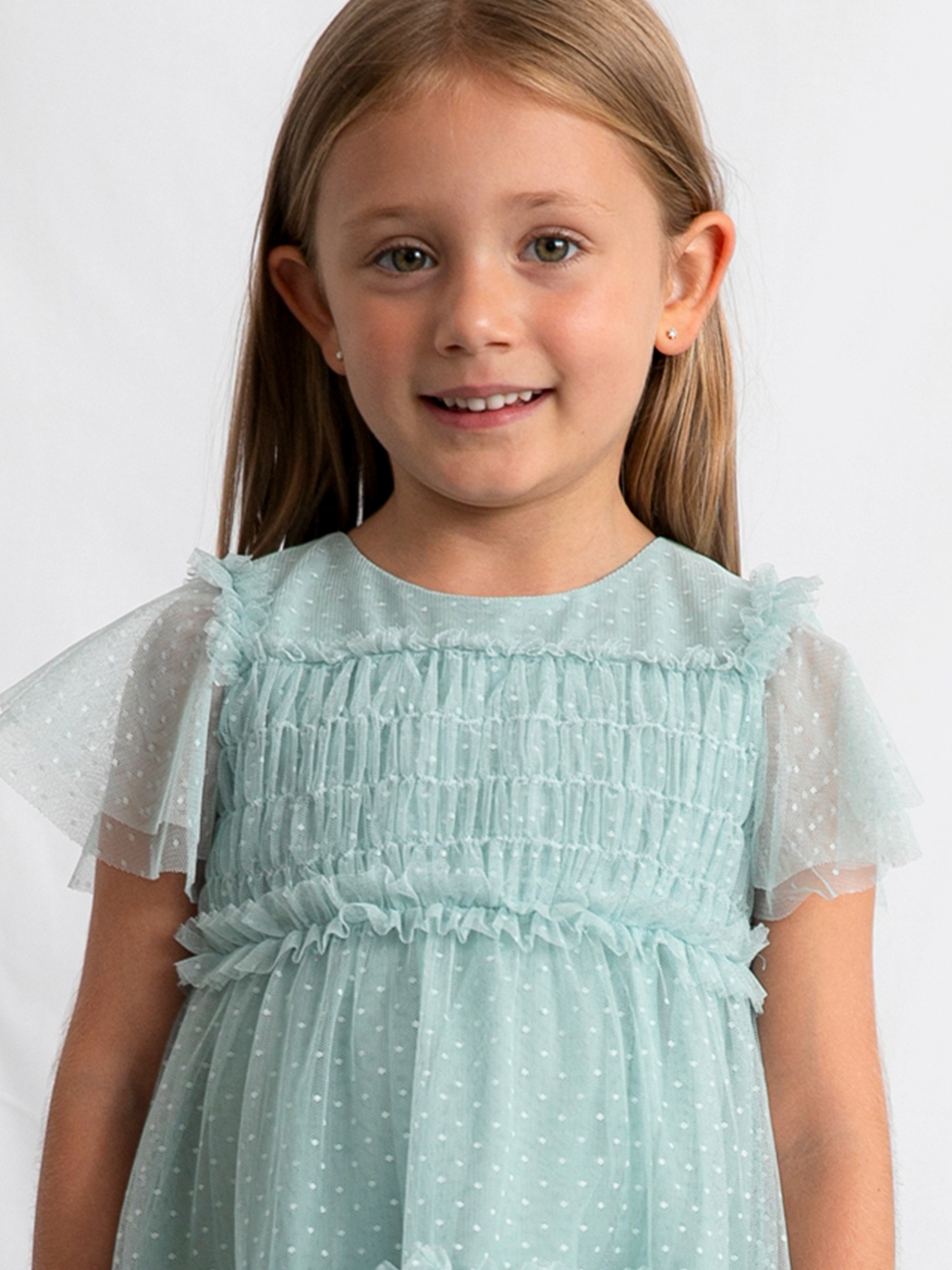 Vestido Niña Azul Mayoral