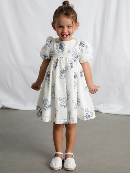 Vestido Mayoral Menina  Vestido R�stico Estampa Flores