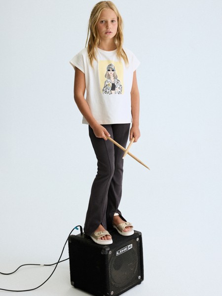 T-Shirt Mayoral Menina Camiseta M/cta Gr�fica