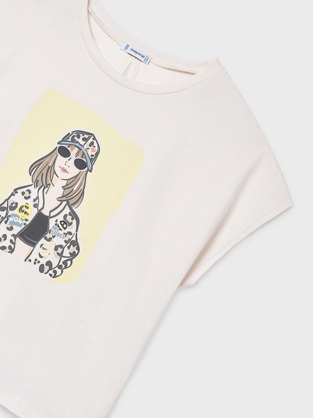 T-Shirt Mayoral Menina Camiseta M/cta Gr�fica
