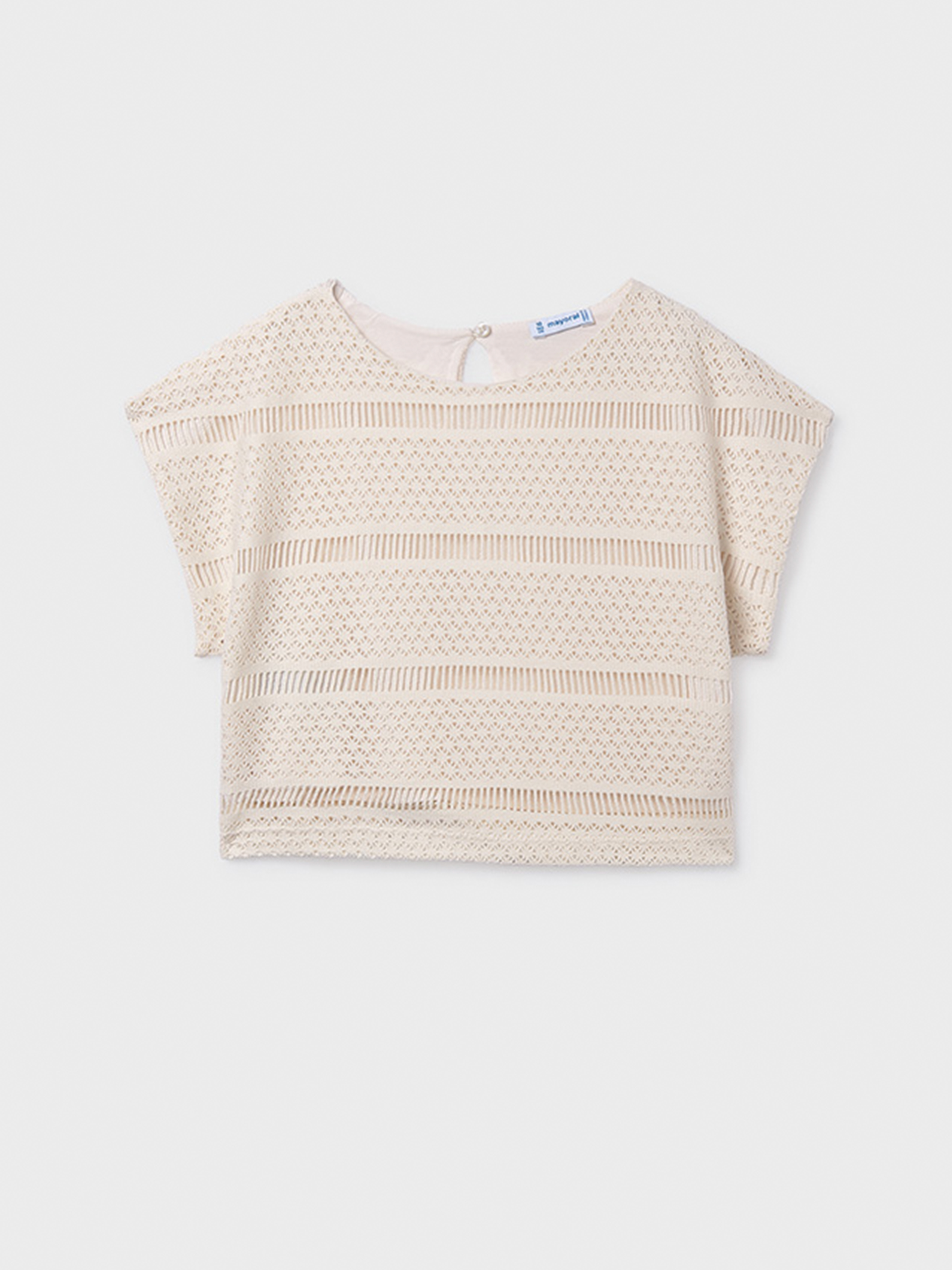 T-Shirt Girl Cream Mayoral