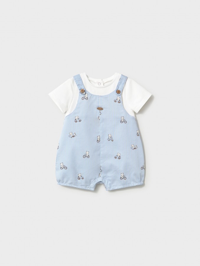 Dungarees Baby Boy Blue Mayoral