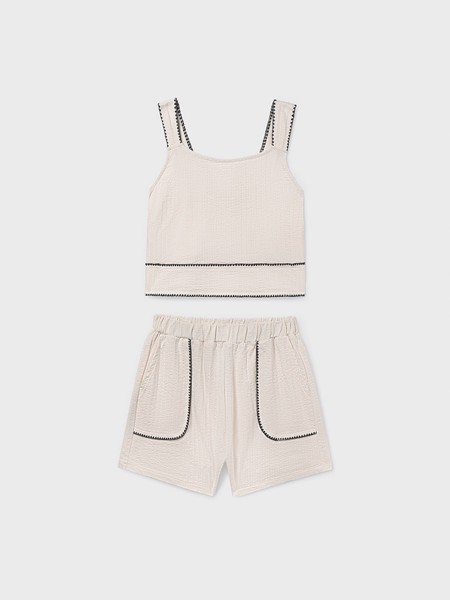 Set Girl Cream Mayoral