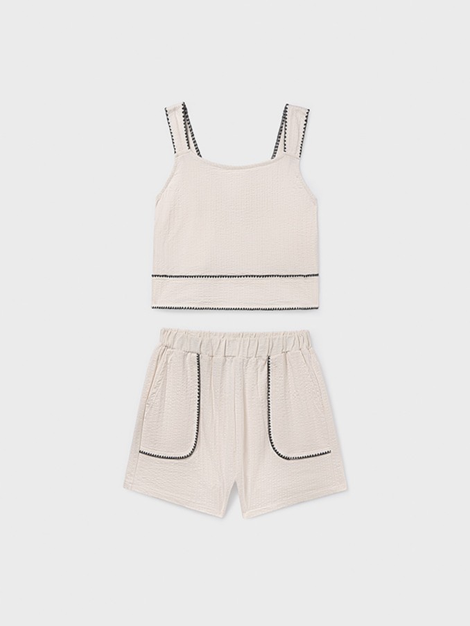 Set Girl Cream Mayoral