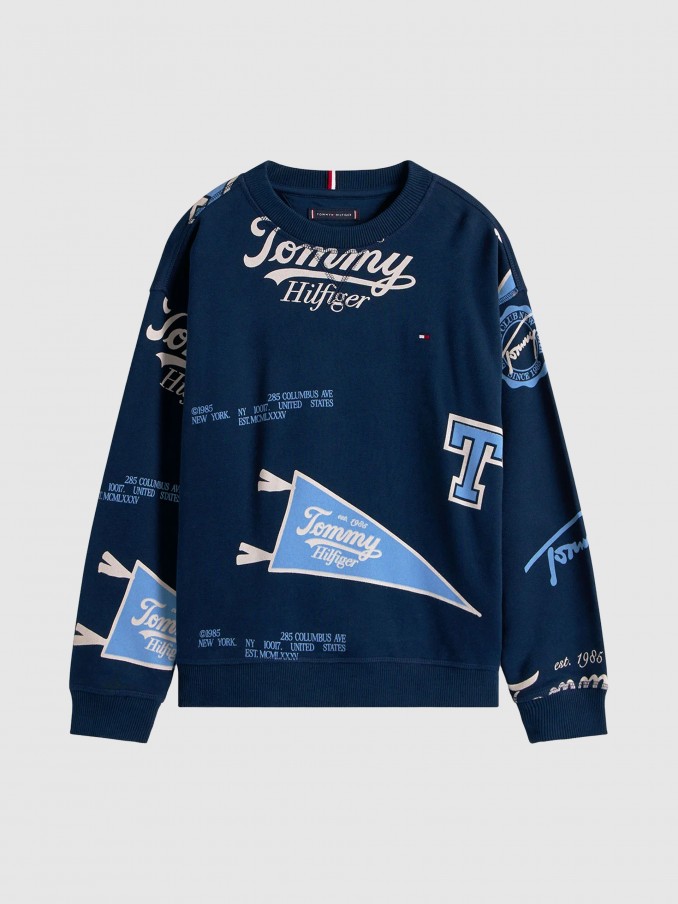 Jumper Boy Navy Blue Tommy Jeans Kids