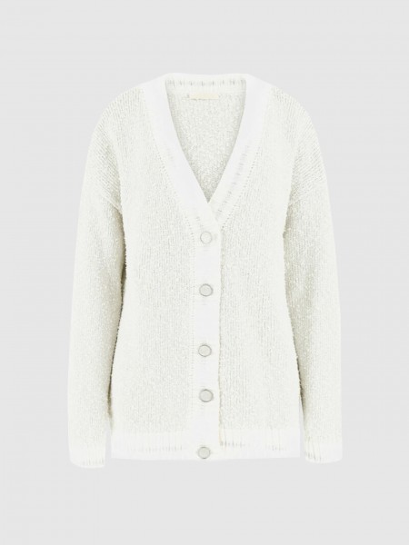 Casaco Guess Mulher Ls Vn Veronica Cardi Swtr