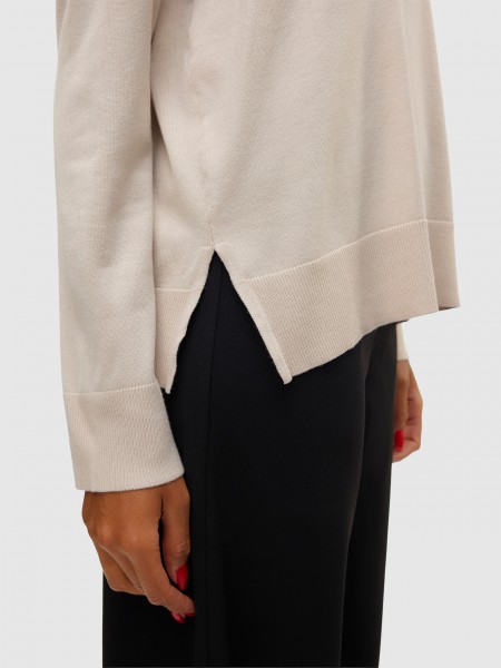 Pullover Woman Cream Vero Moda