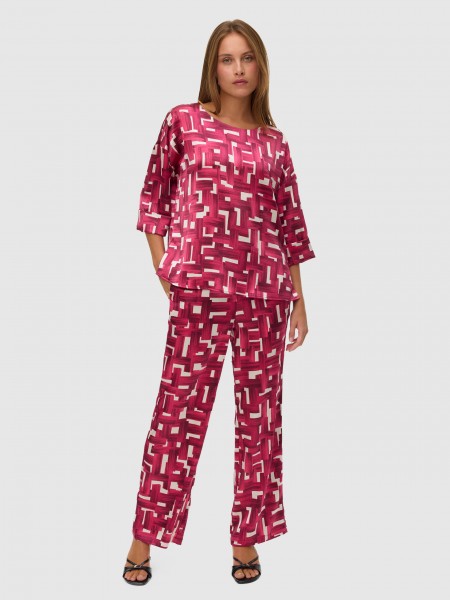 T-Shirt Vero Moda Mulher Vmidy 3/4 Top Wvn Sp