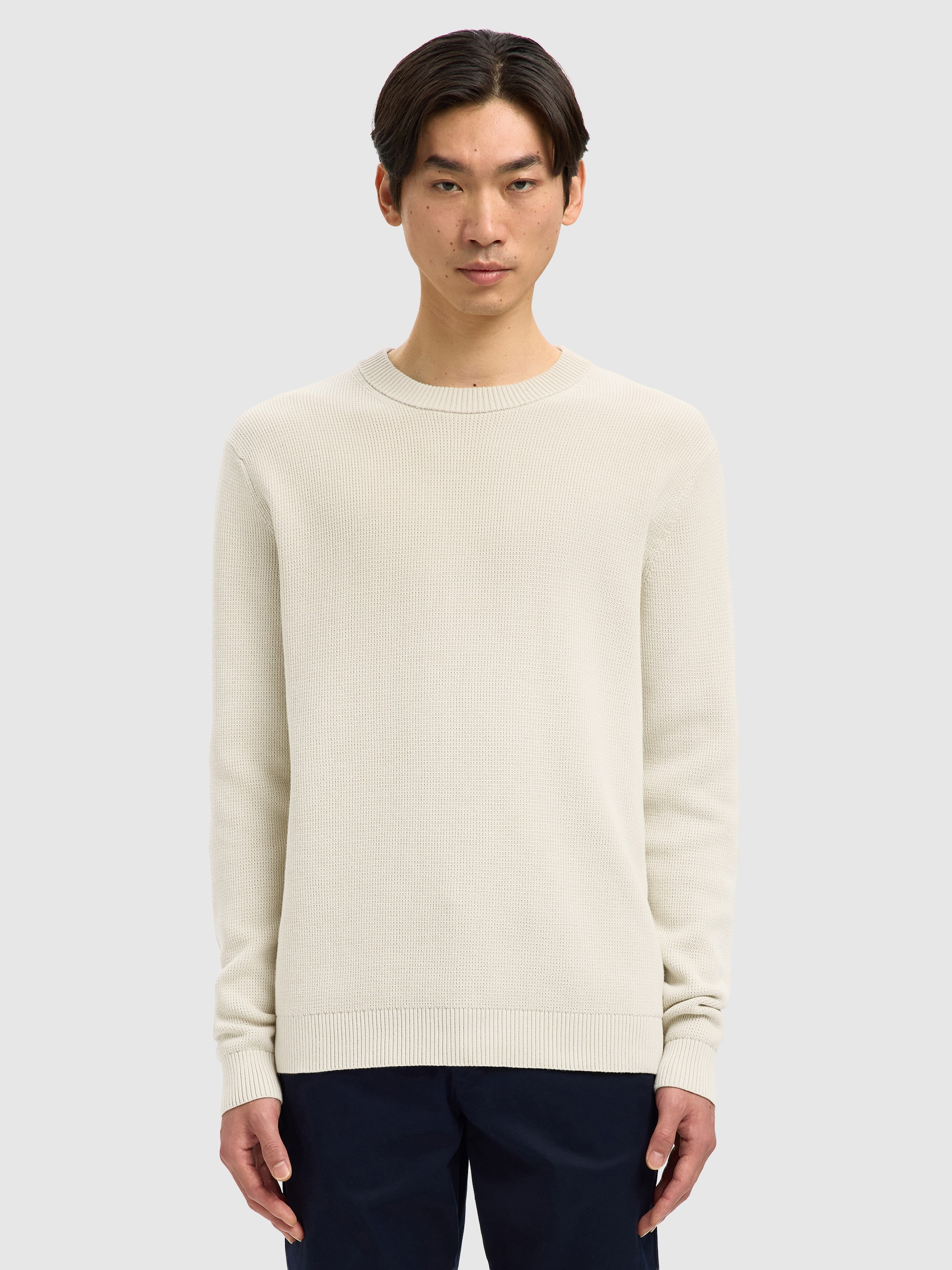 Sueter Hombre Crema Selected