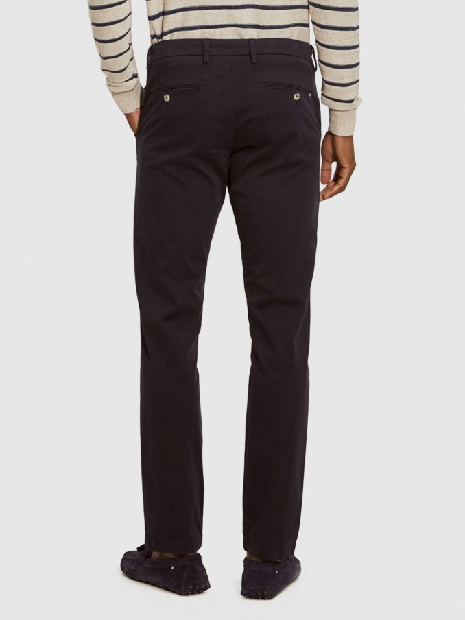 Pantalones Hombre Azul Marino Lion Of Porches