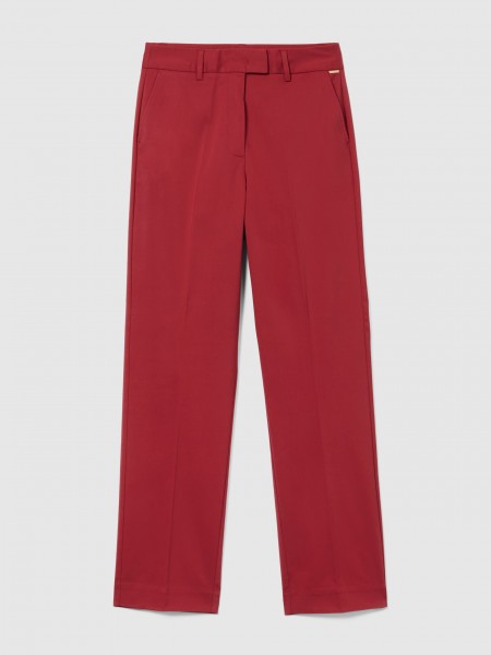 Pantalones Mujer Rojo Lion Of Porches