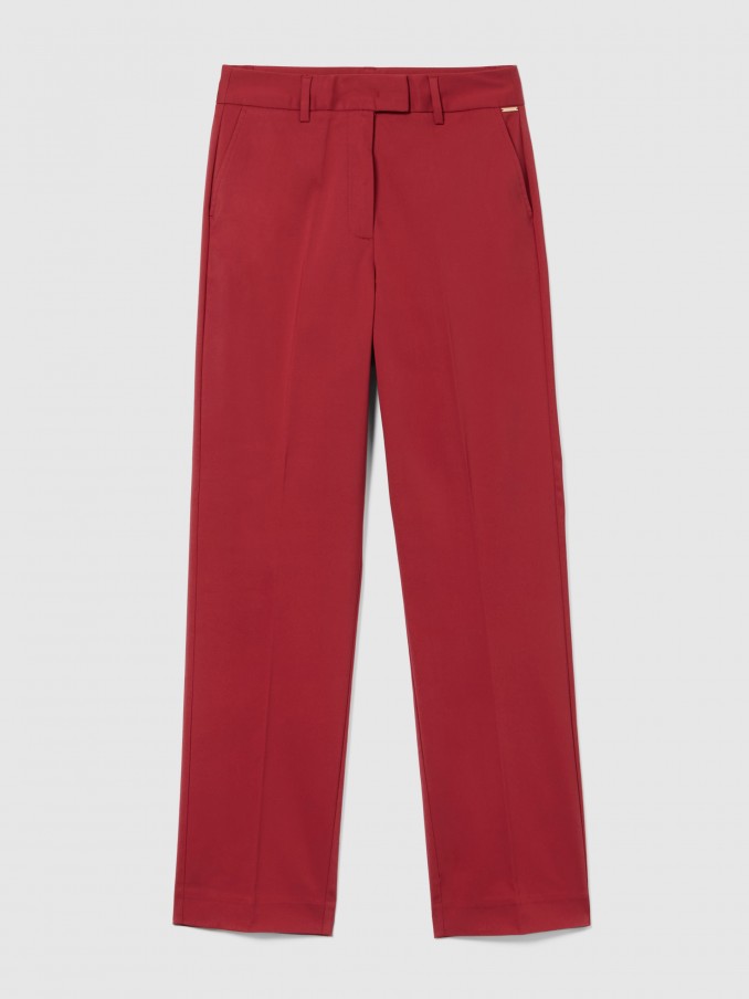 Pantalones Mujer Rojo Lion Of Porches